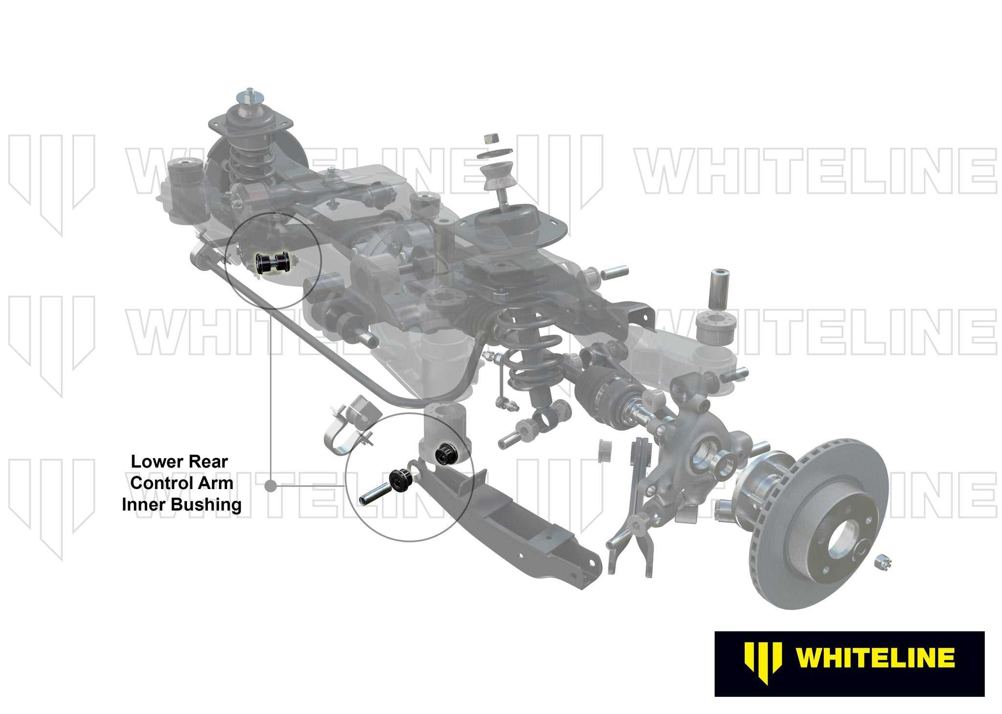 WhiteLine, Control Arm - Lower Rear Inner Bushing - WhiteLine