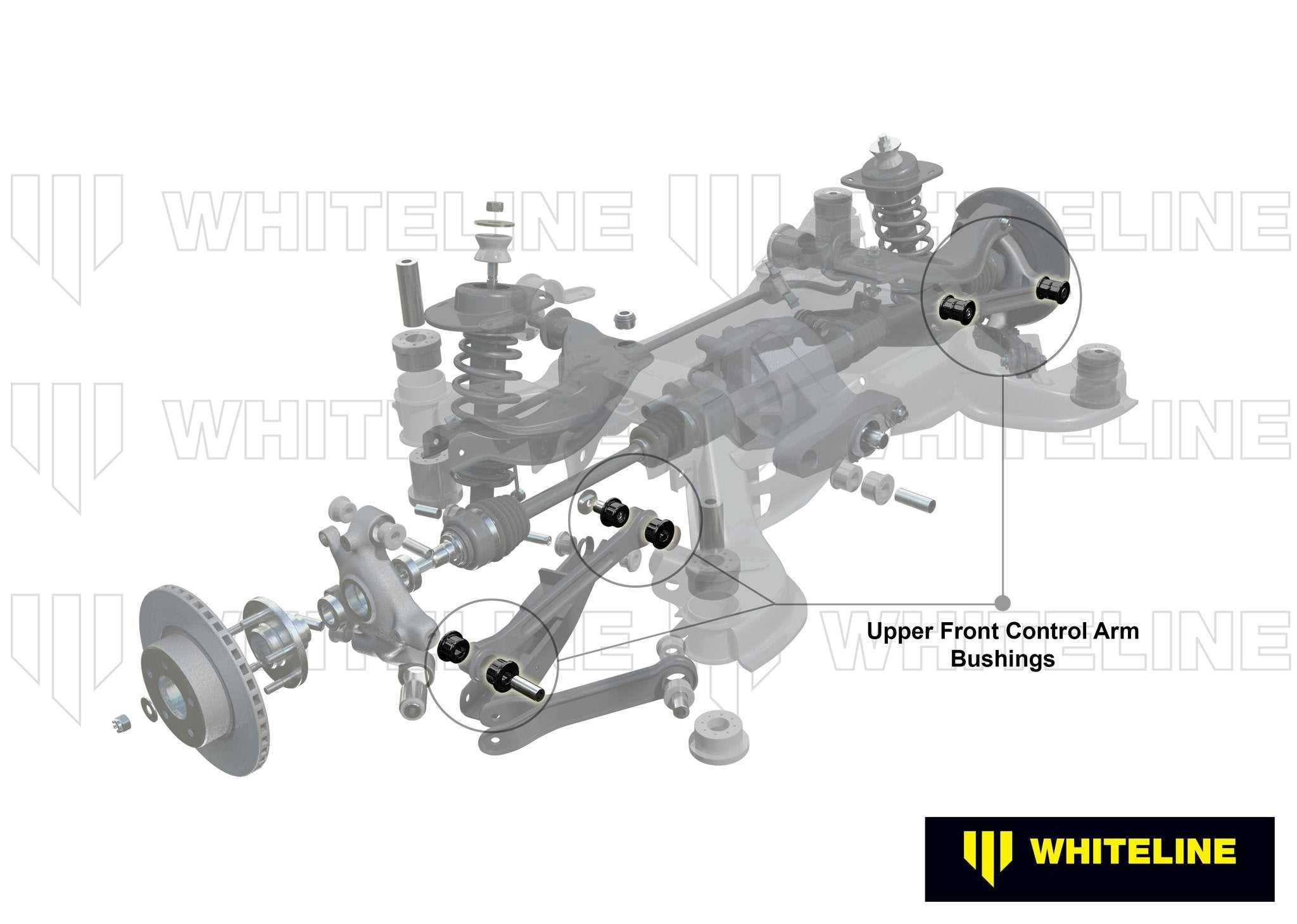 WhiteLine, Control Arm - Upper Front Bushing - WhiteLine