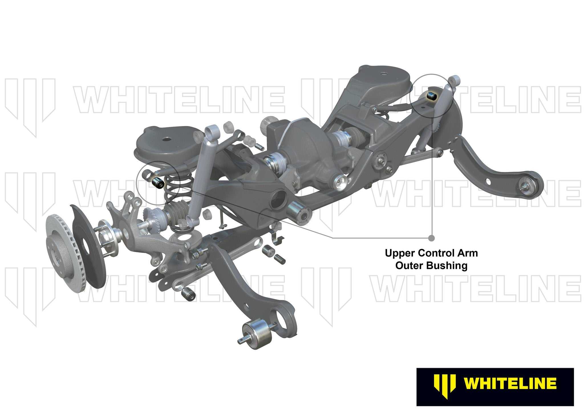WhiteLine, Control Arm - Upper Outer Bushing - WhiteLine