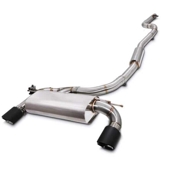 Direnza, Direnza - BMW M140i F20 F21 16-19 - 3" Valved Catback Exhaust System With Carbon Tips