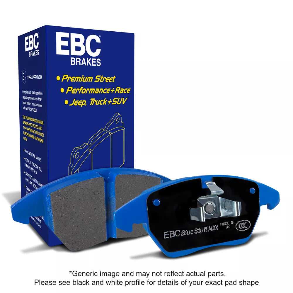 ebc, EBC BlueStuff NDX Brake Pads - Seat Leon MK3 5F Cupra 280 2.0 TSI (With Brembo Kit)