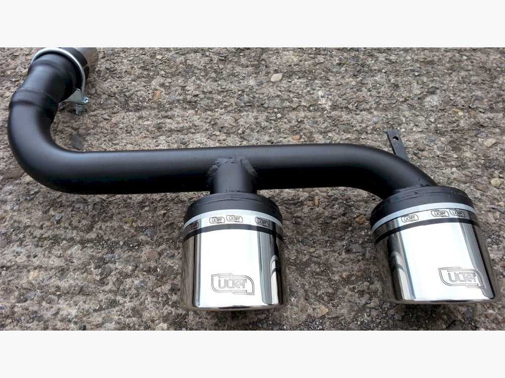 Maxton Design, EXHAUST TIPS VW POLO MK5 (6R) FITS WITH DOUBLE MIDDLE EXHAUST REAR VALANCE