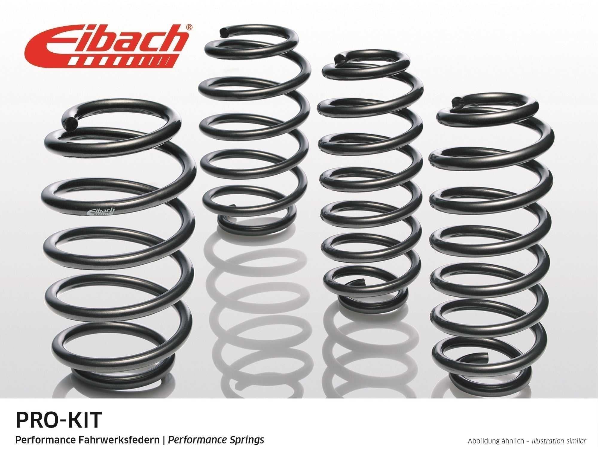 Eibach, Eibach Pro-Kit Performance Spring Kit - Audi A1 8X 1.0 TFSI/1.2 TFSI/1.4 TFSI/1.4 TDI/1.6 TDI/ 2.0 TDI