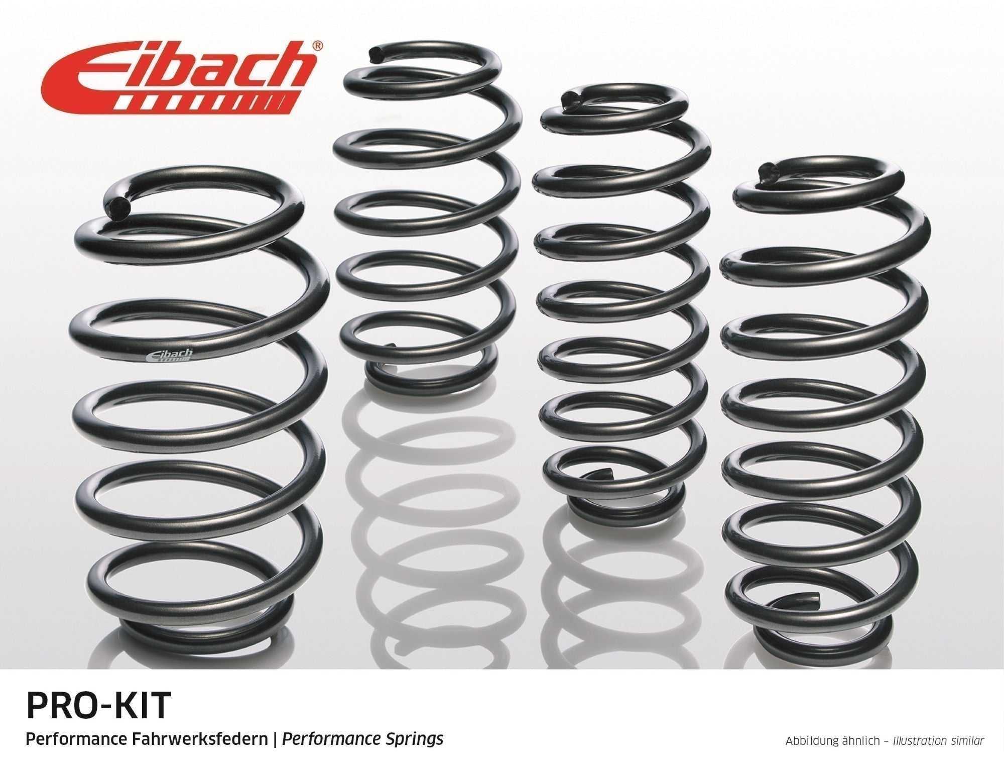 Eibach, Eibach Pro-Kit Performance Spring Kit - Audi A3 8V (1.0 TFSI/1.2TFSI/1.4TFSI/1.5TFSI/1.8TFSI/2.0TFSI/1.6TDI/2.0TDI)