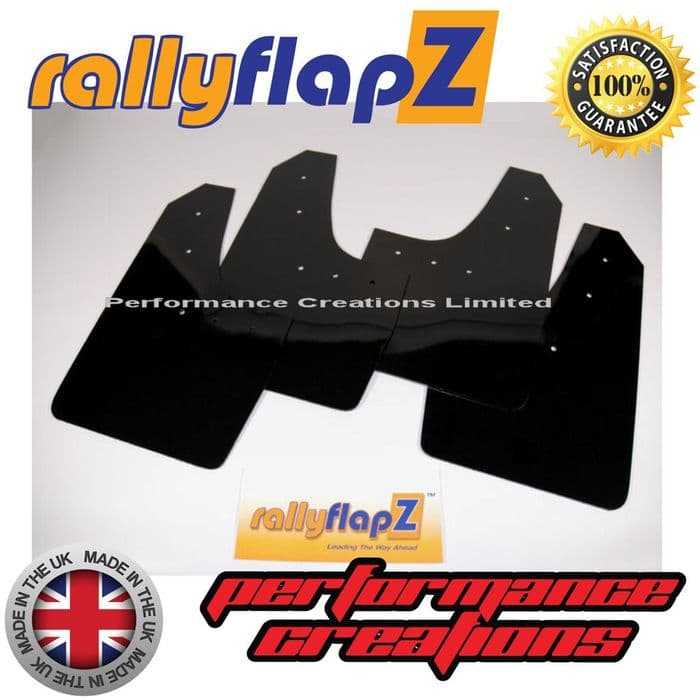 Rally Flapz, FIESTA XR2i Mk3 (1989-1994) BLACK MUDFLAPS