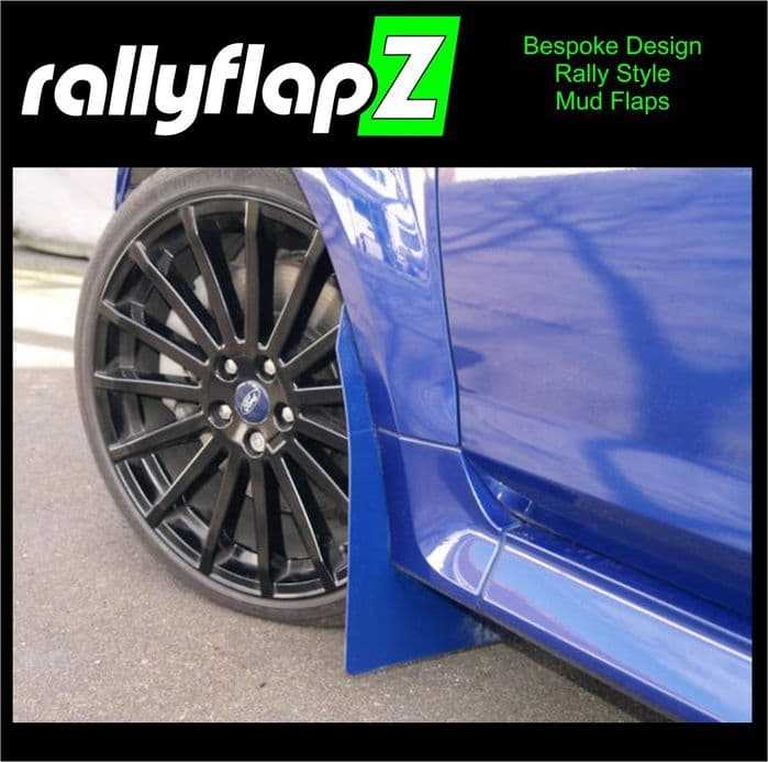 Rally Flapz, FOCUS RS Mk2 (2009-2011) PERFORMANCE BLUE MUDFLAPS