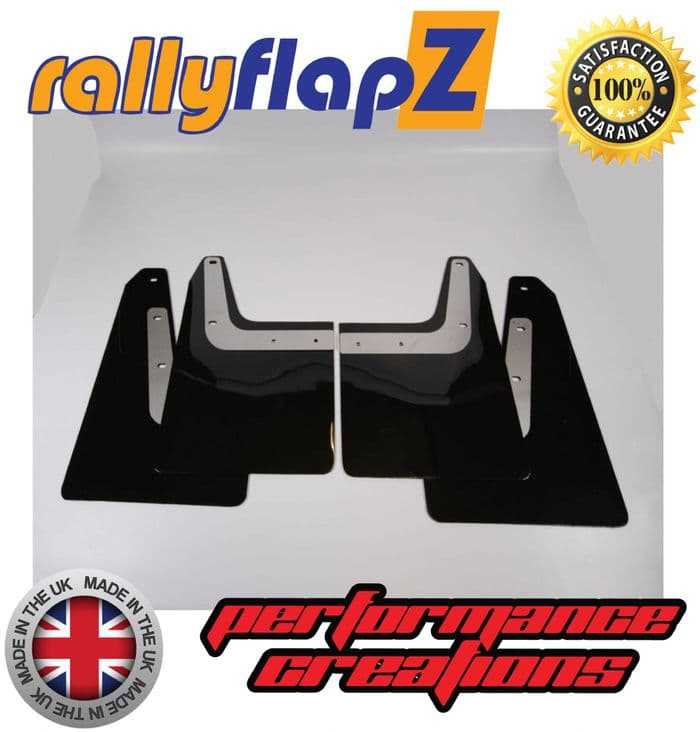 Rally Flapz, FORESTER XT (06-08) BLACK MUDFLAPS