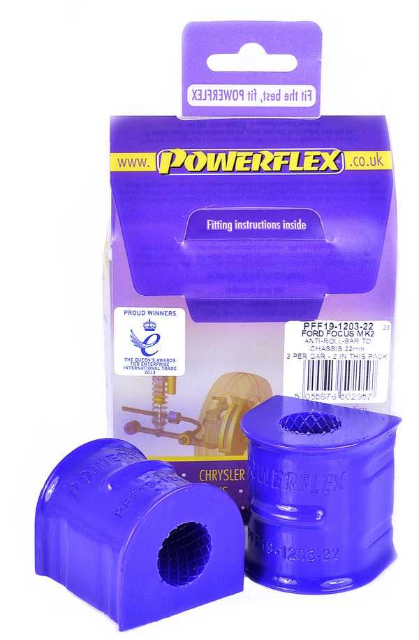 POWERFLEX, FRONT ANTI ROLL BAR TO CHASSIS BUSH 22MM