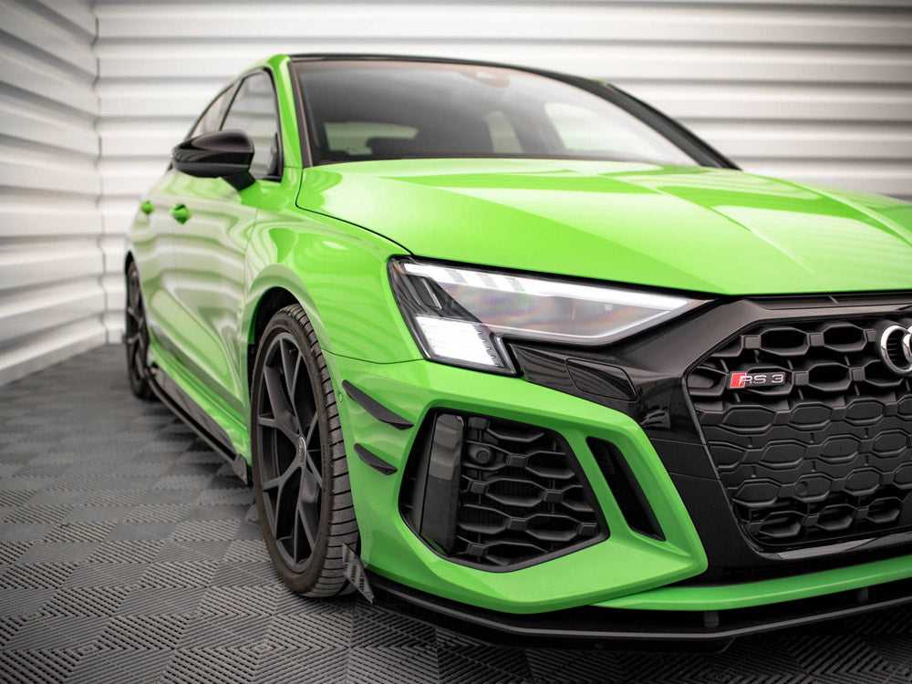 Maxton Design, FRONT BUMPER WINGS (CANARDS) AUDI RS3 8Y (2020-)