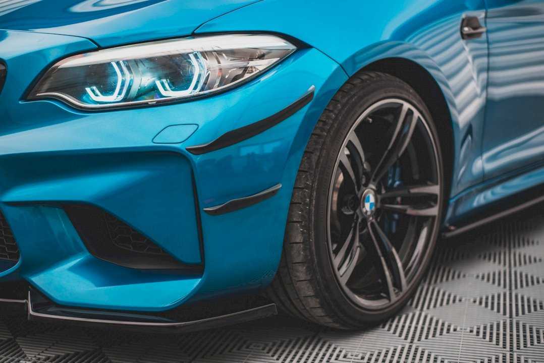 Maxton Design, FRONT BUMPER WINGS (CANARDS) BMW M2 F87 (2016-2020)