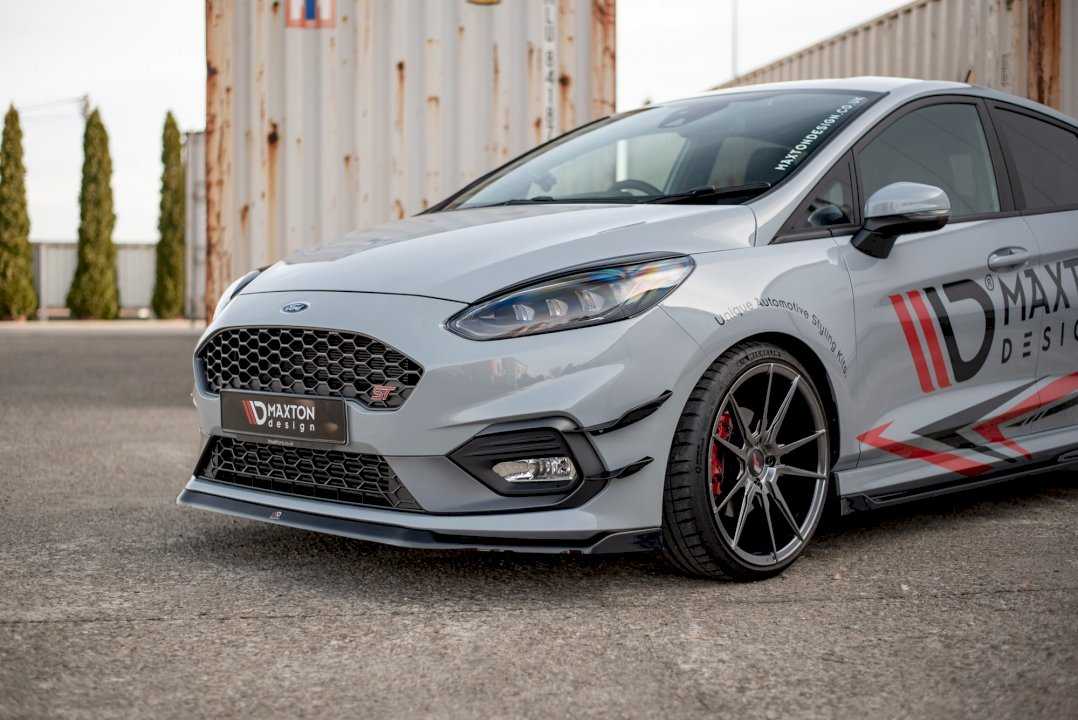 Maxton Design, FRONT BUMPER WINGS (CANARDS) V.2 FORD FIESTA MK8 ST / ST-LINE