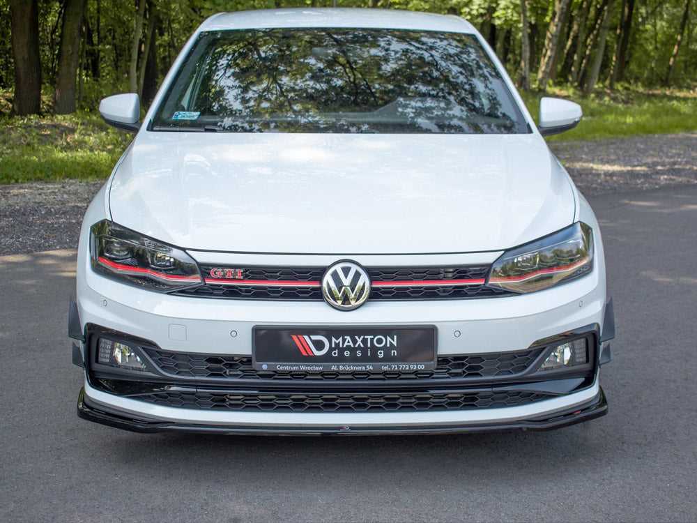Maxton Design, FRONT BUMPER WINGS (CANARDS) VW POLO MK6 GTI (2017-)