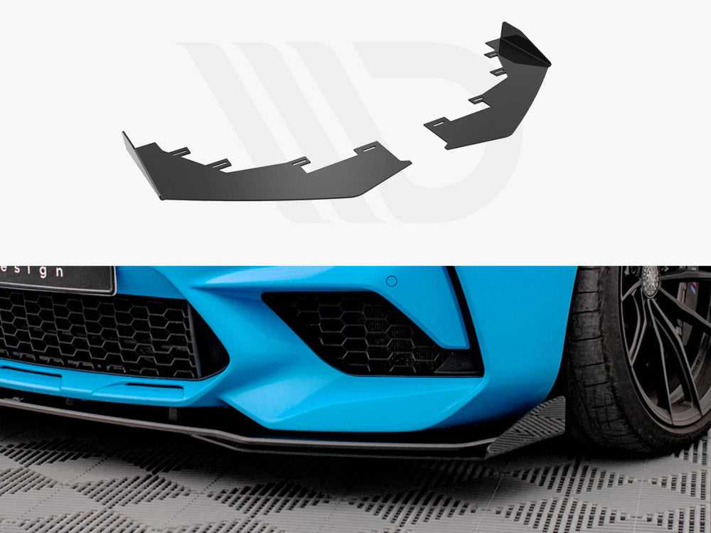 Maxton Design, FRONT FLAPS BMW M2 COMPETITION F87