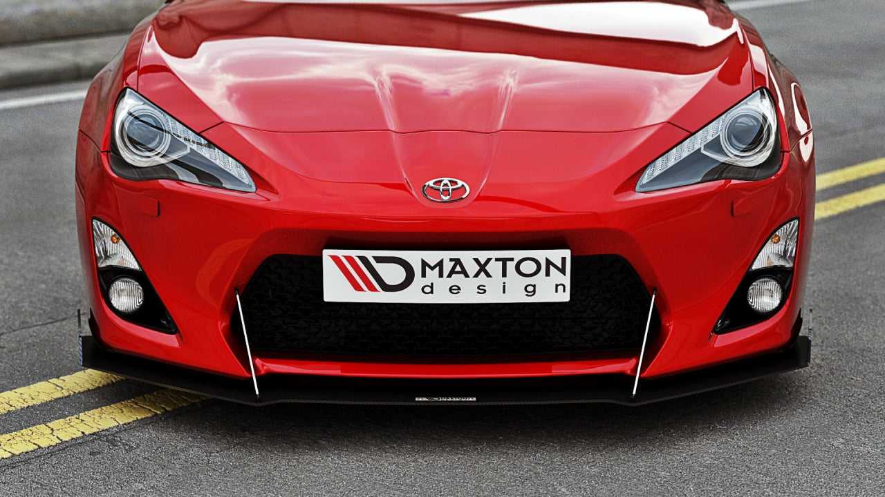 Maxton Design, FRONT RACING SPLITTER TOYOTA GT86 (WITH WINGS) (2012-2016)