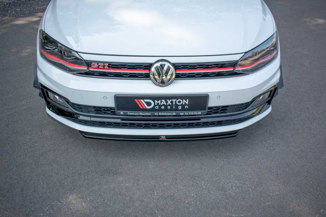 Maxton Design, FRONT SPLITTER V.4 VW POLO MK6 GTI (2017-)