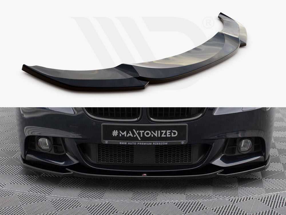 Maxton Design, FRONT SPLITTER V4 BMW 5 F10/F11 M-PACK (2011-2017)