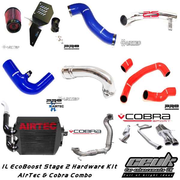 Car Enhancements UK, Fiesta 1.0 EcoBoost Stage 2 Full Hardware Setup - AirTec/Cobra Combo