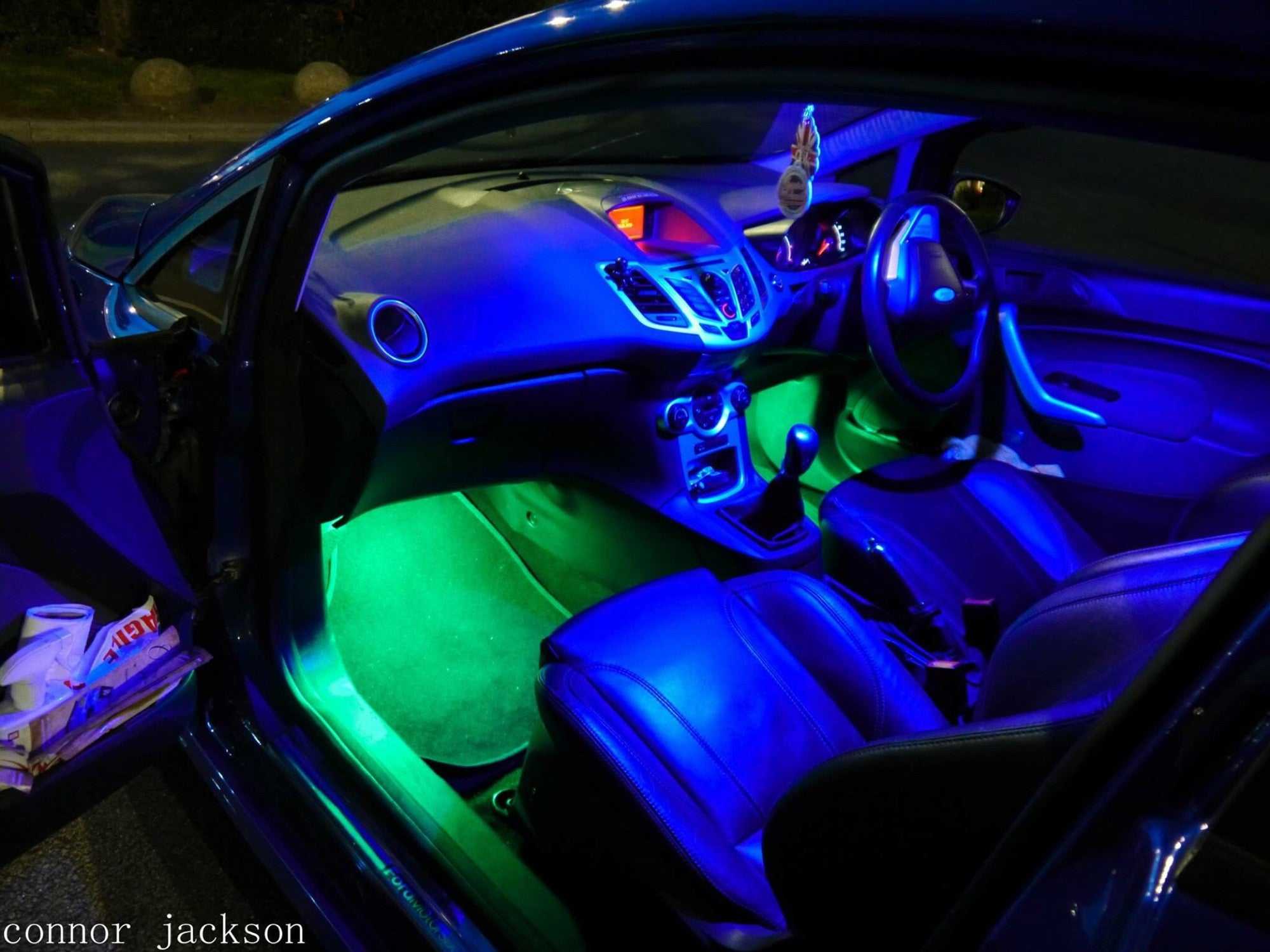 Car Enhancements UK, Fiesta mk7 Zetec S #Enhanced Interior light kit