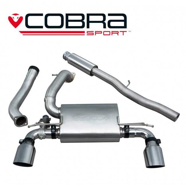 Cobra Sport, Focus RS MK3 - Cobra Cat Back Exhaust (Valved)