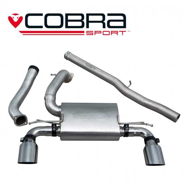 Cobra Sport, Focus RS MK3 - Cobra Cat Back Exhaust (Valveless) FD87/88