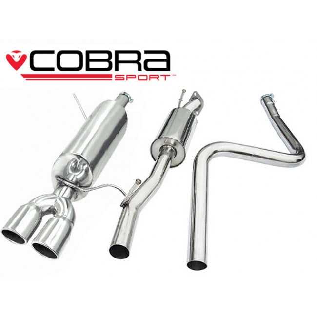 Cobra Sport, Ford Fiesta MK7 (Zetec) - Cobra Cat Back System (Non-Flex Type)
