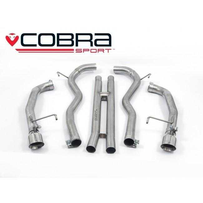 Cobra Sport, Ford Mustang 5.0 V8 GT Fastback (2015-18) Venom Box Delete Race Cat Back Performance Exhaust
