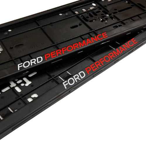 Car Enhancements UK, Ford Performance Number Plate Holder Set of 2