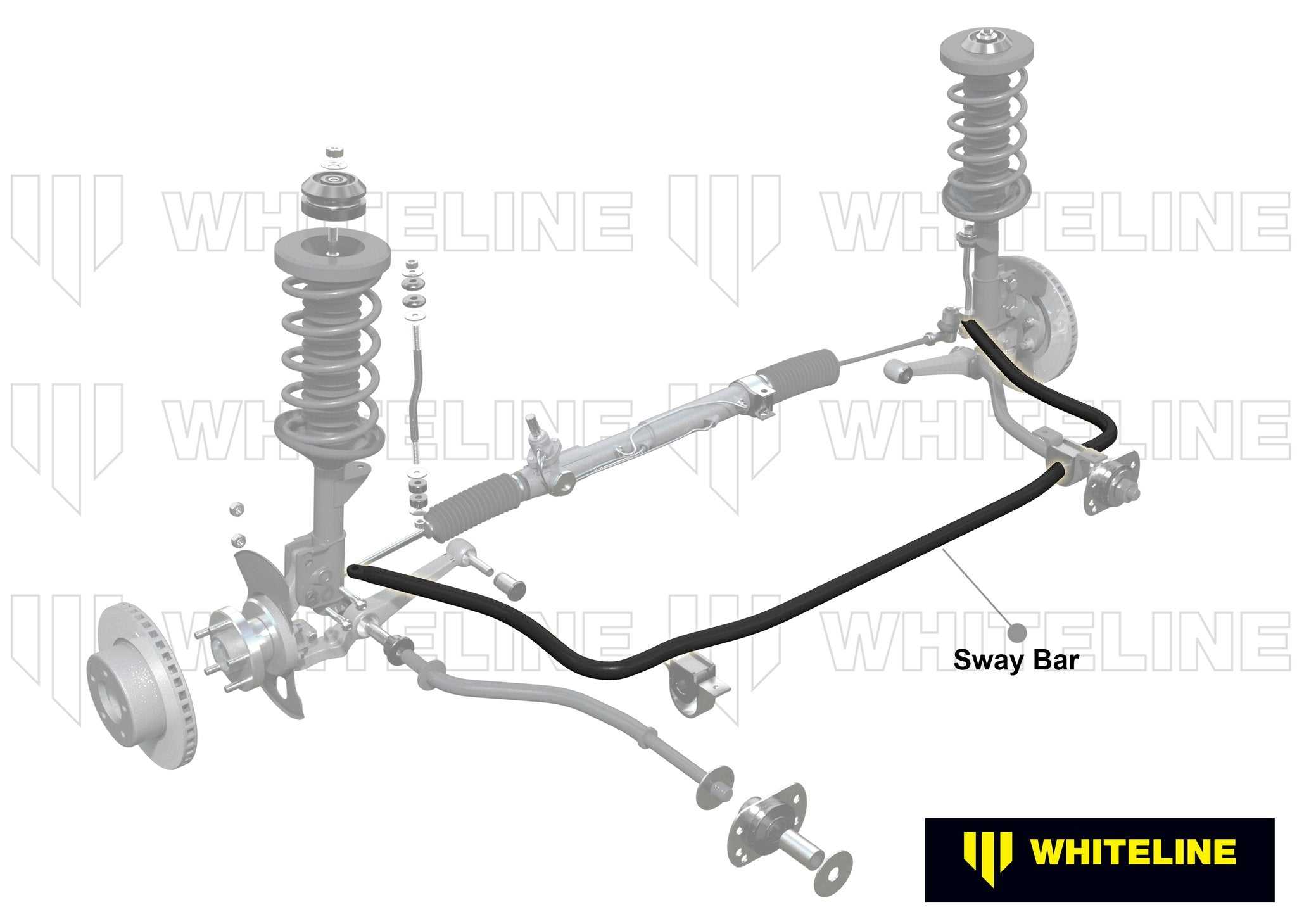 WhiteLine, Front Anti-Roll Bar 20mm Heavy Duty Blade Adjustable Toyota MR2 SW20 1992-1999 - WhiteLine