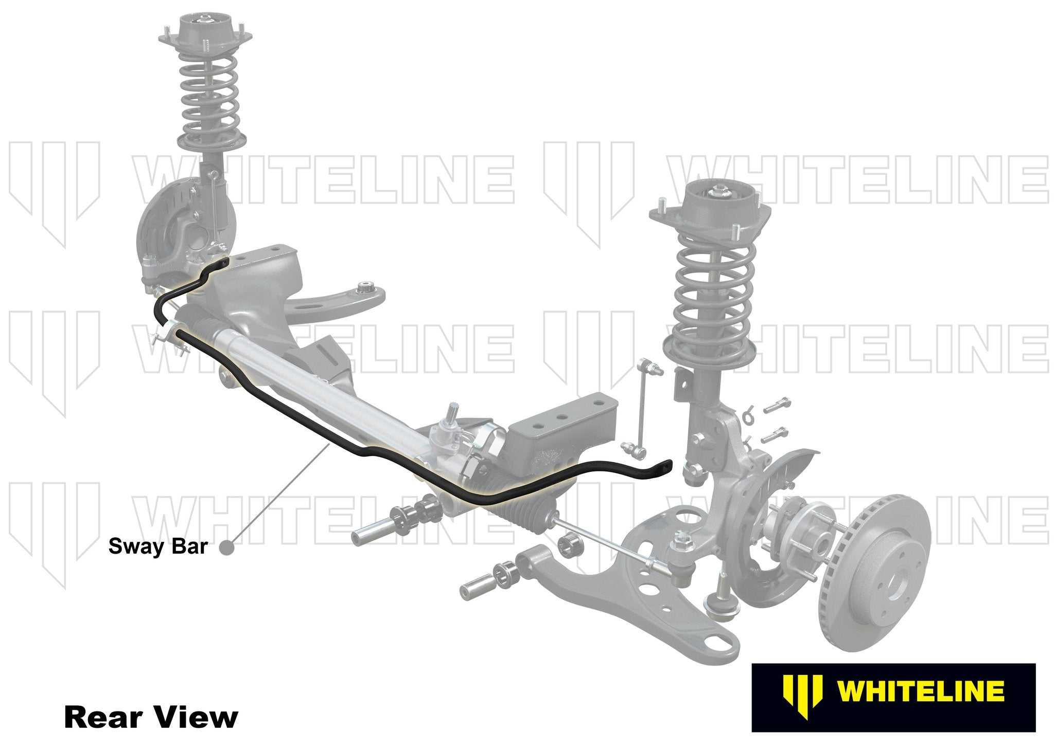 WhiteLine, Front Anti-Roll Bar 22mm X Heavy Duty Blade Adjustable Subaru BRZ & Toyota GT86 2012-2019 - WhiteLine