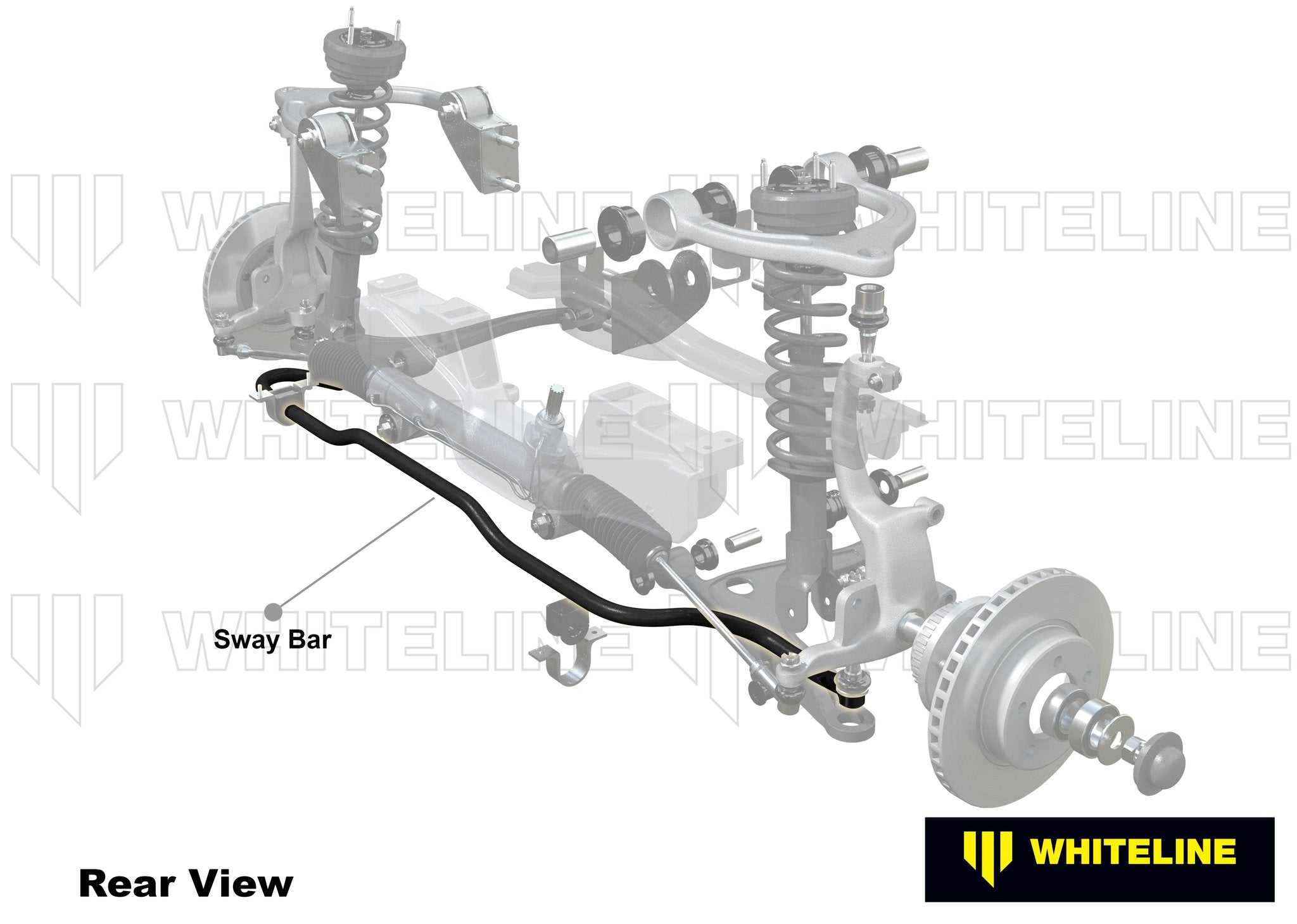 WhiteLine, Front Anti-Roll Bar 24mm Heavy Duty Blade Adjustable Mazda MX5 NC 2005-2014 - WhiteLine