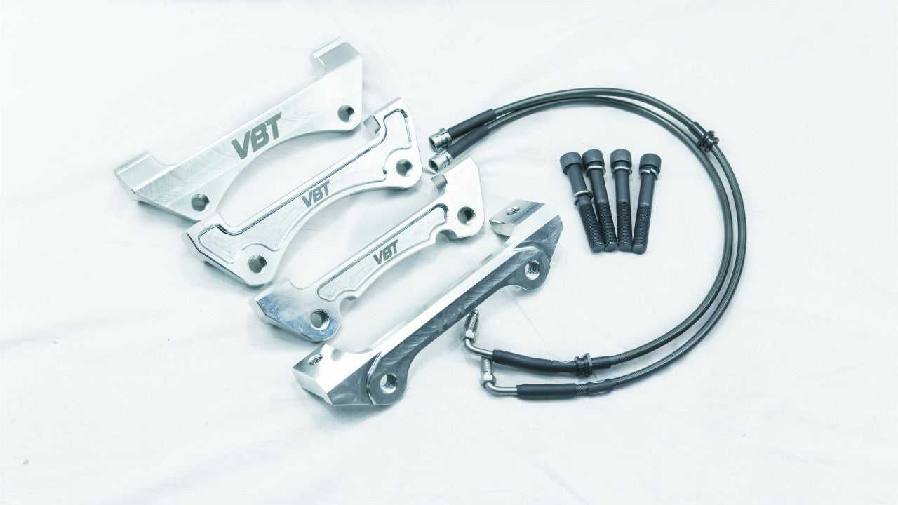 Vagbremtechnic, Front Caliper Carrier Kit - Allows Fitment of Porsche Boxster Calipers to OE 312mm Discs (AK0001) (Skoda Fabia 5J)