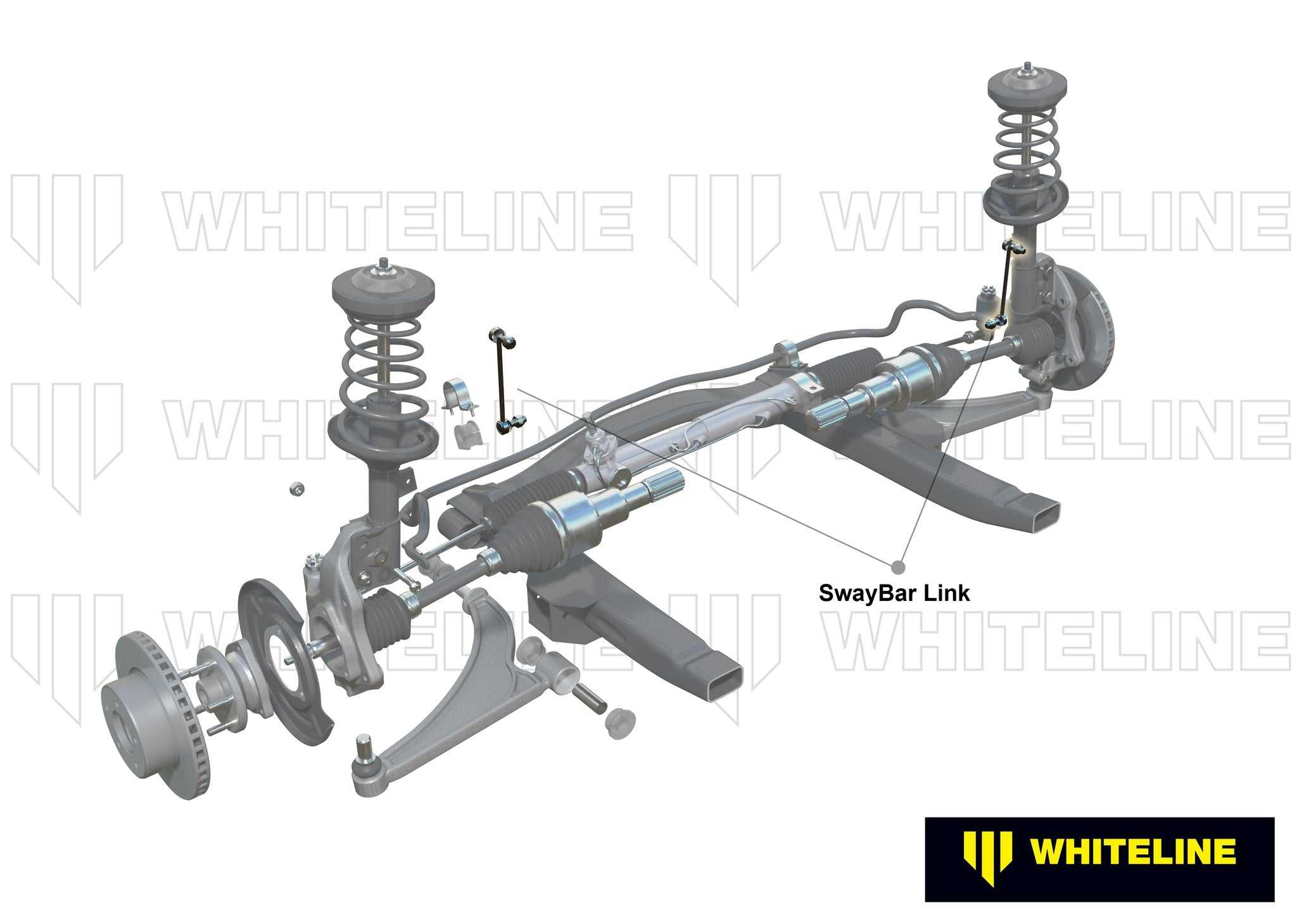 WhiteLine, Front Heavy Duty Adjustable Anti-Roll Bar Drop Links For Audi Seat Skoda VW Golf 2003-2019 - WhiteLine