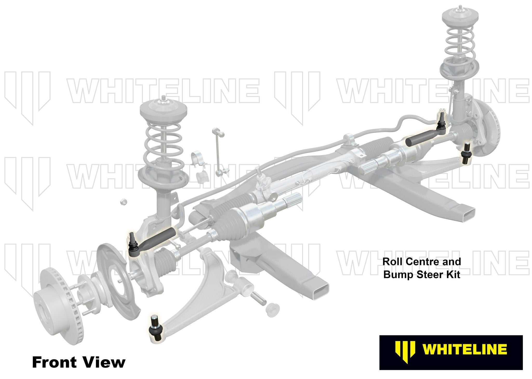 WhiteLine, Front Roll Centre/Bump Steer Correction Kit - Mitsubishi Lancer Evolution VII-X - WhiteLine